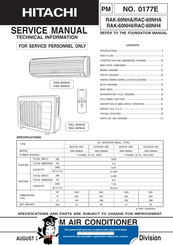 Hitachi RAK-60NH4 Service Manual