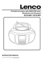 LENCO SCD-860 Instruction Manual
