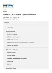 MYPV AC THOR Operation Manual