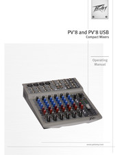 Peavey PV 8 Operating Manual
