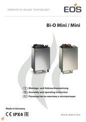 EOS Mini Assembly And Operating Instruction