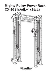 KingsBox Mighty Power Rack CX-30 Manual
