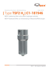 Weh TSF2 H2 Operating Instructions Manual