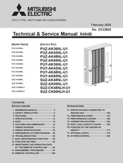 Mitsubishi Electric SUZ-AK60NL Technical & Service Manual