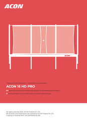 Acon AIR 16 HD Assembly Instructions Manual