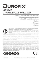 DUROFIX RS6020 Manual
