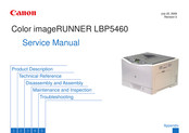 Canon Color ImageRUNNER LBP5460 Service Manual