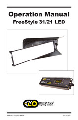 Kino Flo FreeStyle 21 LED Operation Manual