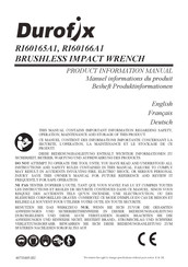 DUROFIX RI60166A1 Manual
