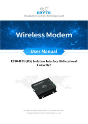 Ebyte E810-DTU User Manual