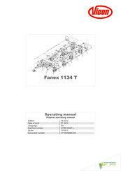 Vicon Fanex 1134 T Operating Manual