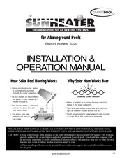 SmartPool S220 Installation & Operation Manual