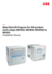 ABB RELION 610 Series Installation Manual