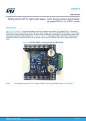 ST X-NUCLEO-IHM03A1 User Manual