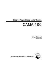 Elgama GAMA 100 User Manual