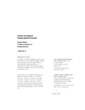 E-Mu E4k Operation Manual