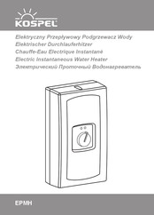 Kospel EPMH 8,0 Manual