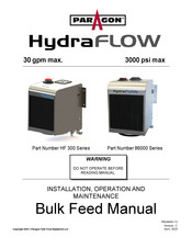 Paragon HydraFLOW 86000 Series Installation, Operation And Maintenance Manual