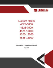 Ludlum Measurements 4525-5000 Installation Manual