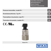 WIKA R-1 Operating Instructions Manual