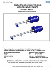 FEDCO MSS-30 Overhaul Manual