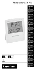 LaserLiner ClimaHome-Check Plus Operating Instructions Manual