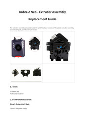 AnyCubic Kobra 2 Neo Replacement Manual