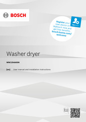 Bosch WNC254A0SN User Manual And Installation Instructions