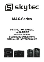 Skytec MAX Series Instruction Manual