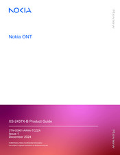 Nokia XS-2437X-B Product Manual
