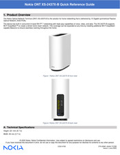 Nokia XS-2437X-B Quick Reference Manual