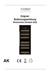 CASO DESIGN WineComfort 38 black Manual