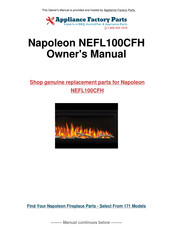 Napoleon NEFL42CFH Installation And Operation Manual