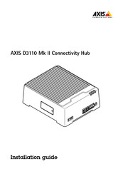 Axis D3110 Mk II Installation Manual