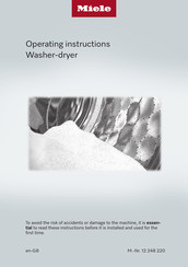 Miele WTD160 WCS 8/5 KG WT1 Operating Instructions Manual