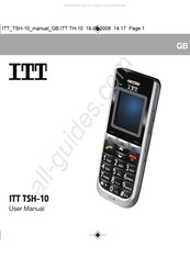 ITT TSH-10 User Manual