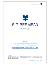 SIG PERMEA3 User Manual