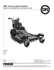 DR XD30 Safety & Operating Instructions Manual