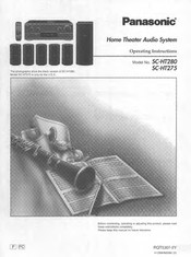 Panasonic SC-HT280 Operating Instructions Manual