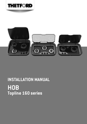 Thetford SHB165 Series Installation Manual