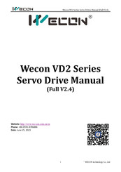 Wecon VD2F-014SA1P Manual