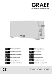 Graef TO 90 Operating Instructions Manual
