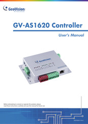 GeoVision GV-AS1620 User Manual
