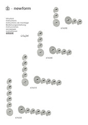 newform 67632E Instructions Manual