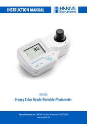 Hanna Instruments HI96785 Instruction Manual