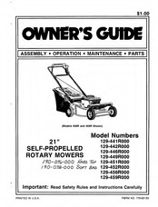 MTD 129-442R000 Owner's Manual