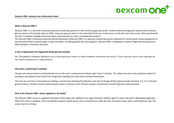 Dexcom ONE+ Information Sheet