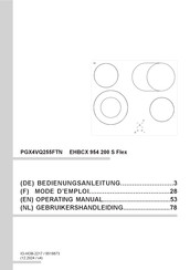 Amica EHBCX 954 200 S Flex Operating Manual