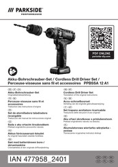 Parkside Performance 477958 2401 Translation Of The Original Instructions