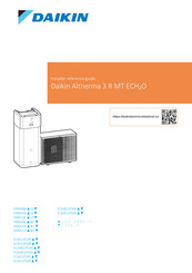 Daikin Altherma 3 R MT ECH2O ELSX12P50E Series Installer's Reference Manual